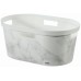 CURVER INFINITY 39L Koš na čisté prádlo 58,5 x 38,5 x 26,5 cm mramor 04762-M74