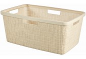 CURVER JUTE 46L Koš na čisté prádlo 59 x 39 x 26 cm, béžový 08091-885