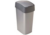 CURVER FLIP BIN 45L Odpadkový koš 65,3 x 29,4 x 37,6 cm stříbrná/šedá 02172-686