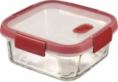 CURVER SMART COOK 0,7L dóza 15x15x7cm Transparent/červená 00115-472