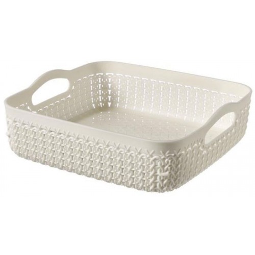 CURVER KNIT 2,8L Košík 23,4 x 23,2 x 7,4 cm krémový 00774-X64