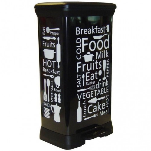 CURVER DECOBIN 50L KITCHEN odpadkový koš 39 x 29 x 73cm černý 02180-K03