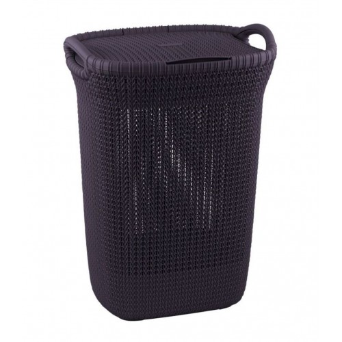 CURVER KNIT koš na špinavé prádlo 57L fialový 03676-X66 CURVER KNIT koš na špinavé prádlo 57L fialový 03676-X66