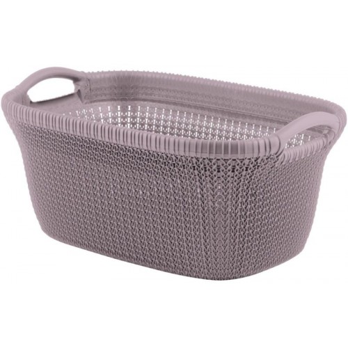 CURVER KNIT 40L Koš na čisté prádlo 60x27x39cm sv.fialový 03677-X69 CURVER KNIT 40L Koš na čisté prádlo 60x27x39cm sv.fialový 03677-X69