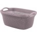CURVER KNIT 40L Koš na čisté prádlo 60x27x39cm sv.fialový 03677-X69