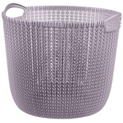 CURVER KNIT L 30L kulatý koš na prádlo 39 x 39 x 33 cm sv.fialový 03673-X69