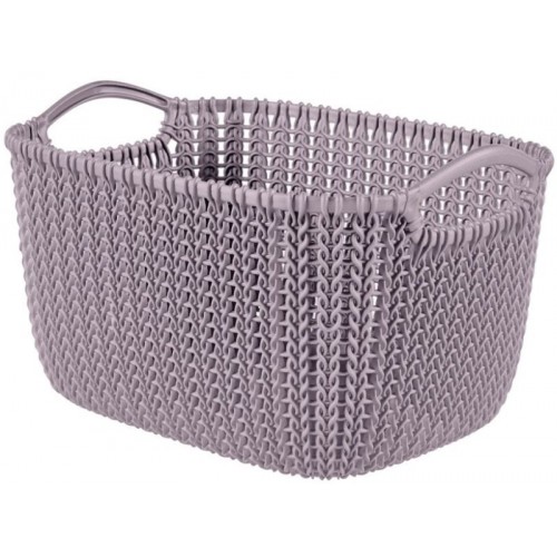 CURVER KNIT S 8L košík 30x22x17cm světle fialový 03674-X69