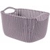 CURVER KNIT S 8L košík 30x22x17cm světle fialový 03674-X69