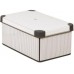 CURVER CLASSICO S box úložný dekorativní 29,5 x 19,5 x 13,5 cm šedá/bílá 04710-D41