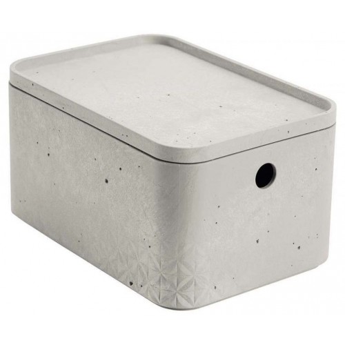 CURVER BETON S 4L úložný box s víkem 25x17x13cm 04776-021