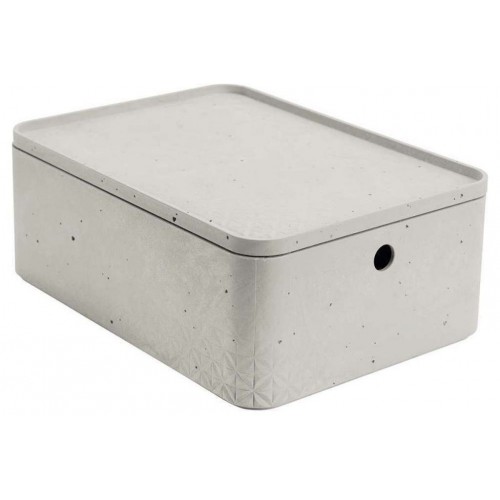 CURVER BETON M 8L úložný box s víkem 34x25x13cm 04777-021