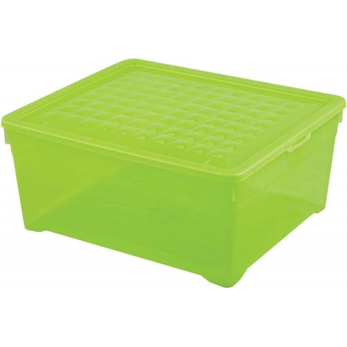 CURVER úložný box, 17 x 40 x 34 cm, 18 l, transparentní zelená, 03002-512