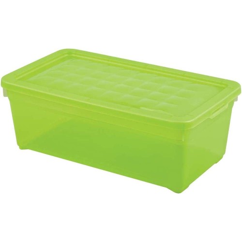 CURVER úložný box, 13 x 34 x 20 cm, 5,7 l, transparentní zelený, 03003-512