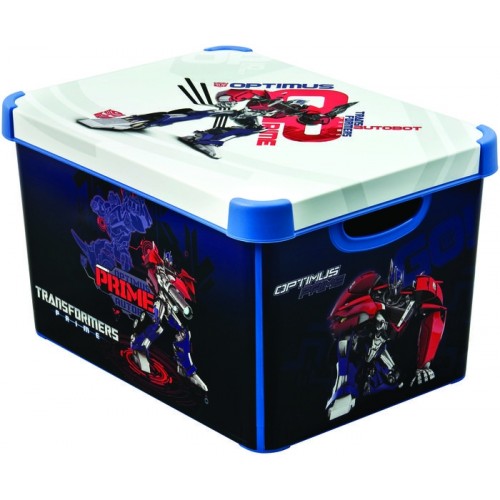 VÝPRODEJ CURVER úložný box - L - Transformers, 25 x 39,5 x 29,5 cm, R__04711-T61 ODŘENÉ BARVY