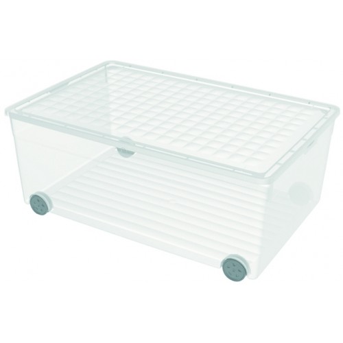 CURVER box úložný na kolečkách 45 l transparentní CURVER box úložný na kolečkách 45 l transparentní
