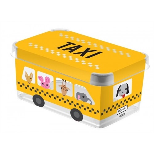 CURVER box úložný dekorativní S MILKY TAXI