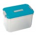 CURVER box úložný s víkem, 37x 22x 22,5 cm, 13,6 l, transparentní modrý, 05001-134
