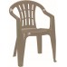 CURVER CUBA zahradní židle, 56 x 58 x 79 cm, Cappuccino 17180005