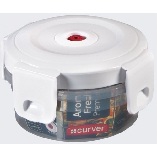 CURVER Potravinová dóza AromaFresh Premium, 10 x 10 x 6,1 cm, 0,25 l, transparentní, 00370-540