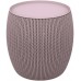 CURVER KNIT stolek s úložným prostorem, fialová 17203083
