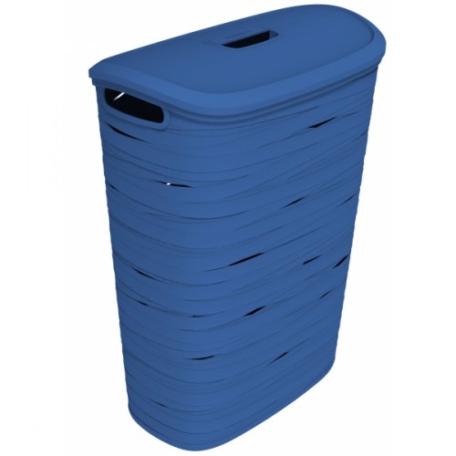 CURVER Koš na prádlo RIBBON, 46 x 27 x 59 cm, 49 l, modrý, 00746-X08