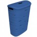 CURVER Koš na prádlo RIBBON, 46 x 27 x 59 cm, 49 l, modrý, 00746-X08