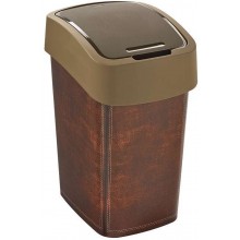 CURVER FLIP BIN LEATHER 25L Odpadkový koš 47 x 26 x 34 cm hnědý 02171-L13