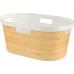 CURVER INFINITY 39L Koš na čisté prádlo 58,5 x 38,5 x 26,5 cm bambus 04762-B45