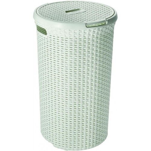 CURVER STYLE 48l Koš na špinavé prádlo RATTAN 40x61cm krémový 00710-885