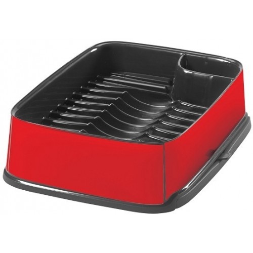 CURVER Odkapávač obdélníkový - stříbrnočervená 02332-P52