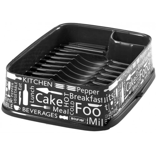 CURVER Odkapávač obdélníkový - motiv kuchyně 02332-S25 CURVER Odkapávač obdélníkový - motiv kuchyně 02332-S25