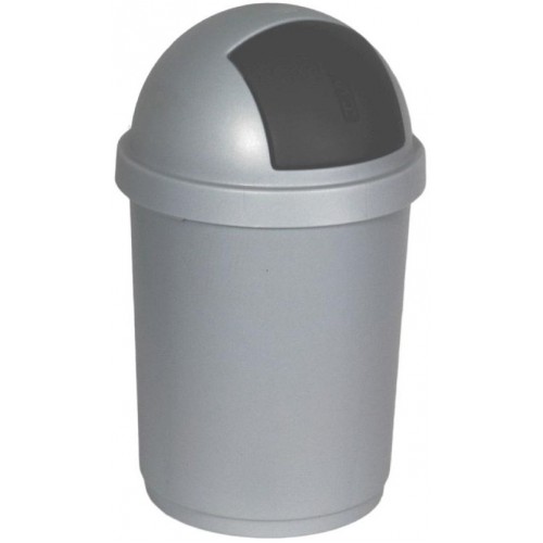 CURVER Odpadkový koš BULLET, 56,5 x 34,3 x 34,3 cm, 25 l, metalíza, 03929-877