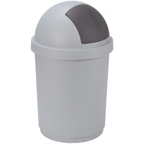 CURVER Odpadkový koš BULLET, 39,1 x 39,1 x 74 cm, 50 l, metalíza, 03930-877 CURVER Odpadkový koš BULLET, 39,1 x 39,1 x 74 cm, 50 l, metalíza, 03930-877