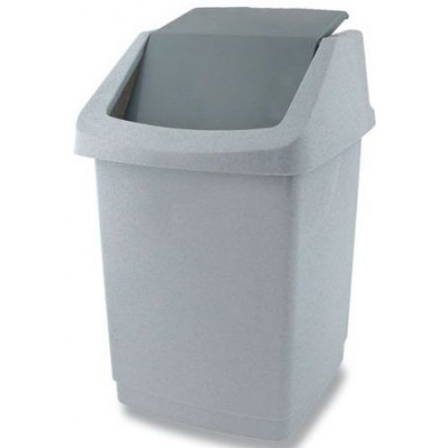 VÝPRODEJ CURVER Odpadkový koš CLICK, 12,5 x 15 x 21 cm, 1,5 l, luna, R__04041-329 PRASKLINA