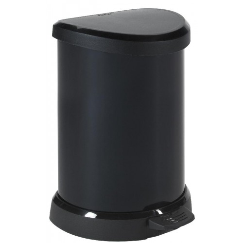 CURVER Odpadkový koš DECOBIN Pedal, 44,8 x 30,8 x 28,1 cm, 20 l, černý, 02120-929