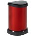 CURVER Odpadkový koš DECOBIN Pedal, 44,8 x 30,8 x 28,1 cm, 20 l, červený, 02120-931