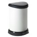 CURVER Odpadkový koš DECOBIN Pedal, 44,8 x 30,8 x 28,1 cm, 20 l, krémový, 02120-930