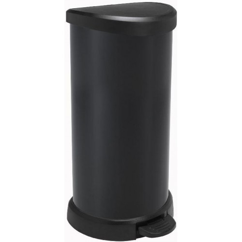 CURVER Odpadkový koš DECOBIN Pedal, 68 x 34,9 x 28,2 cm, 40 l, černý, 02150-930