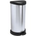 VÝPRODEJ CURVER Odpadkový koš DECOBIN Pedal 40 l stříbrný, R02150-582 BEZ PEDÁLU, PRASKLÝ PLAST