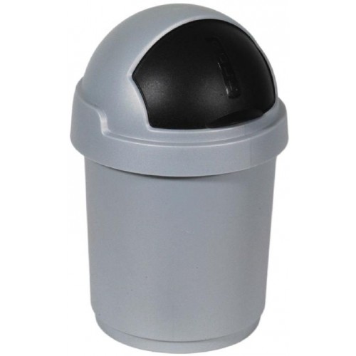 CURVER Odpadkový koš ROLL TOP, 25,4 x 25,4 x 38,8 cm, 10 l, metalíza, 03934-877