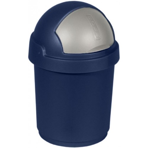 CURVER Odpadkový koš ROLL TOP, 25,4 x 25,4 x 38,8 cm, 10 l, modře stříbrný, 03934-266 CURVER Odpadkový koš ROLL TOP, 25,4 x 25,4 x 38,8 cm, 10 l, modře stříbrný, 03934-266