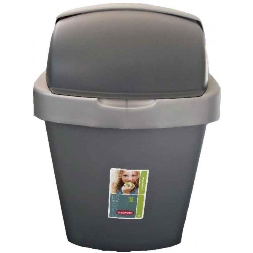CURVER Odpadkový koš ROLL TOP, 34,9 x 29,2 x 56 cm, 25 l, stříbrný, 03976-373 CURVER Odpadkový koš ROLL TOP, 34,9 x 29,2 x 56 cm, 25 l, stříbrný, 03976-373
