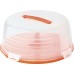 CURVER CAKE BOX ROUND s poklopem 34,7 x 15,2 cm oranžový 00416-286