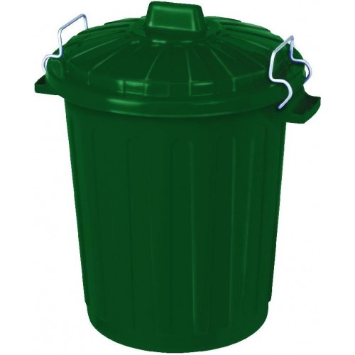 CURVER Popelnice Hercules, 51,5 x 51,5 x 66 cm, 70 l, zelená, 04124-385