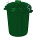 CURVER Popelnice Hercules, 51,5 x 51,5 x 66 cm, 70 l, zelená, 04124-385