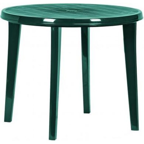 VÝPRODEJ CURVER LISA stůl 90 x 73cm, tmavě zelená 17180053 POŠKOZENÝ