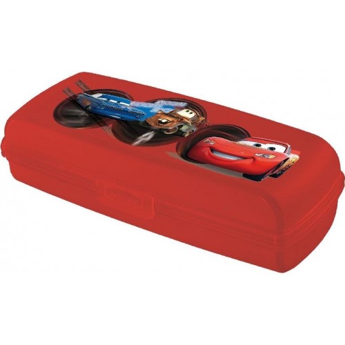CURVER Svačinový box AUTA, 6,5 x 23,5 x 10,3 cm, 1,2 l, červený, 02272-C06