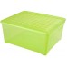 CURVER set 3ks úložných boxů, 25 x 39 x 33,5 cm, 18,5 l, transparentní zelený, 08938-512