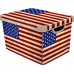 CURVER box úložný dekorativní L AMERICAN FLAG, 39,5 x 24,0 x 29,5 cm, 04711-A33