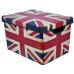 VÝPRODEJ CURVER box úložný dekorativní L BRITISH FLAG, 39,5 x 29,5 x 24 cm, 04711-D99, BEZ VÍKA